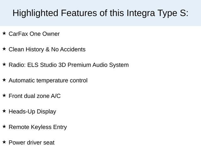 2025 Acura Integra Type S