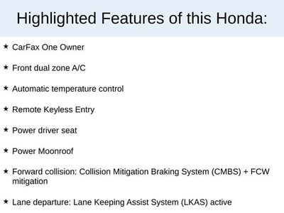 2020 Honda Civic Sedan EX