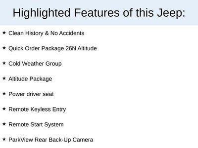 2019 Jeep Cherokee Altitude