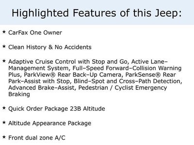 2023 Jeep Grand Cherokee Altitude