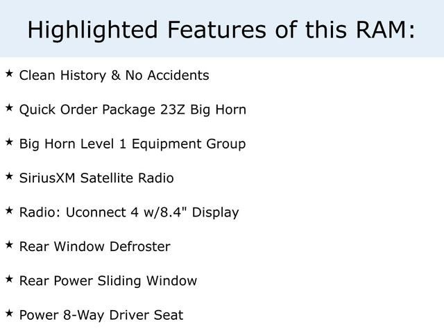2020 RAM 1500 Big Horn
