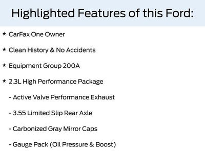 2022 Ford Mustang EcoBoost