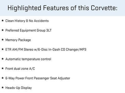 2006 Chevrolet Corvette 2DR CPE