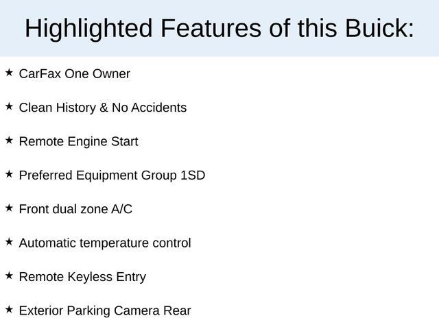 2013 Buick Verano 4DR SDN