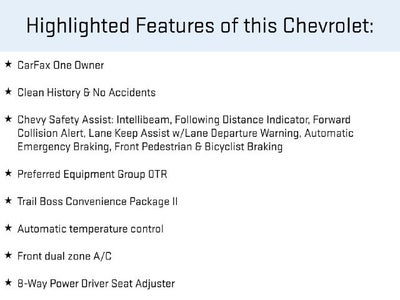 2026 Chevrolet Colorado Trail Boss