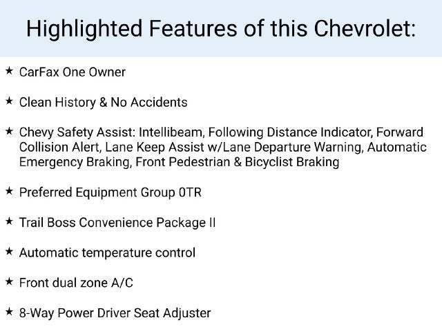 2026 Chevrolet Colorado Trail Boss