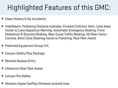 2025 GMC Canyon Elevation