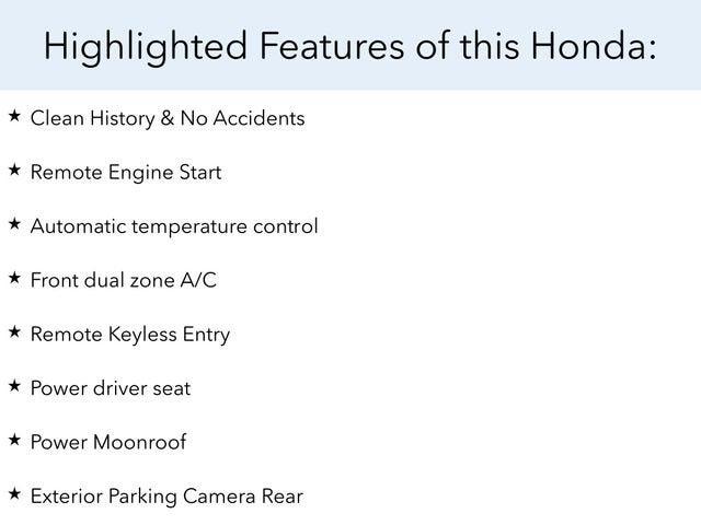 2018 Honda Accord Sedan EX 1.5T