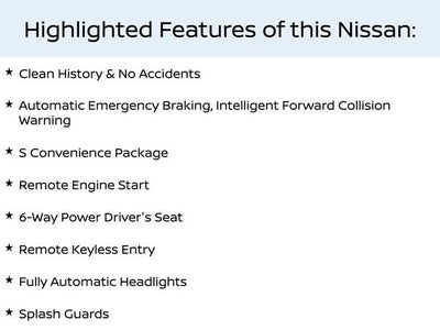 2018 Nissan Altima 2.5 S