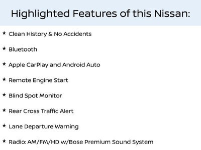 2019 Nissan Altima 2.5 Platinum