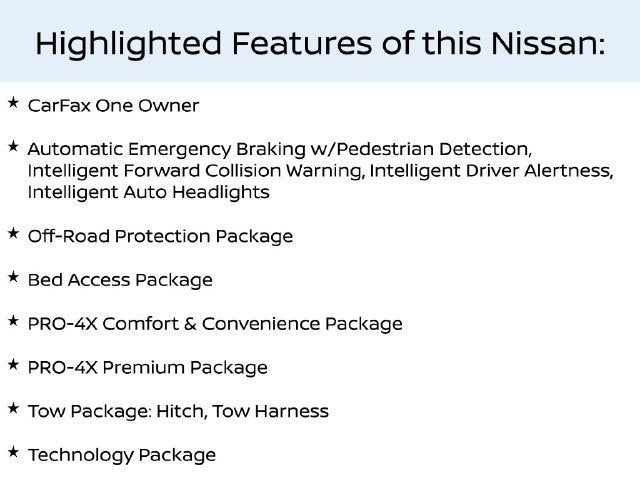 2022 Nissan Frontier PRO-4X