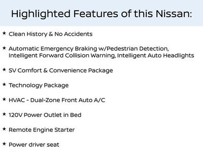 2022 Nissan Frontier SV
