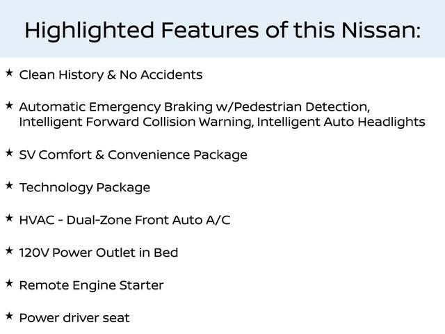 2022 Nissan Frontier SV