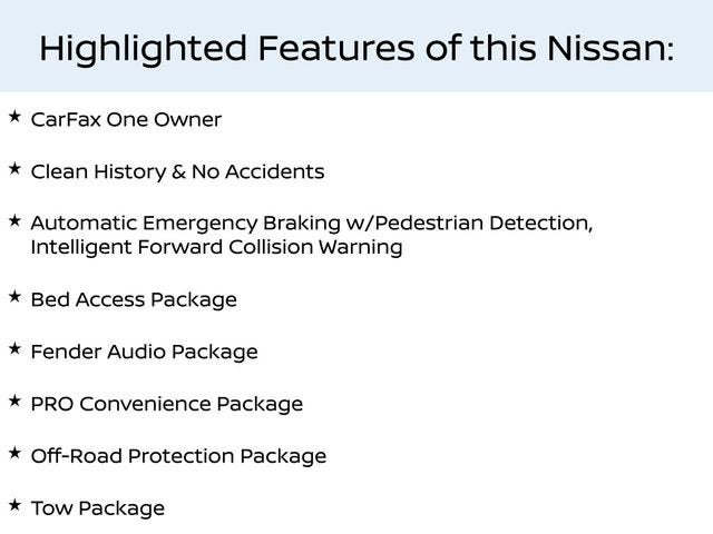 2023 Nissan Frontier PRO-4X