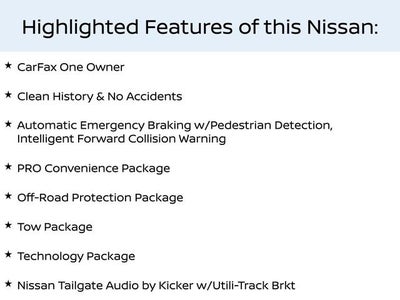 2023 Nissan Frontier PRO-4X