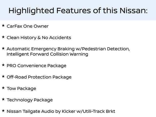 2023 Nissan Frontier PRO-4X