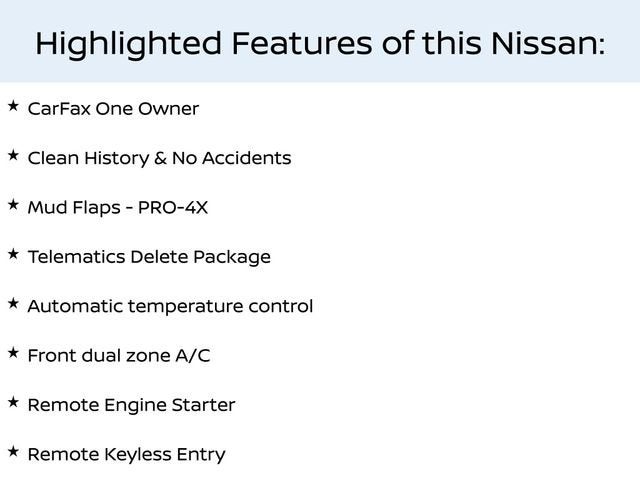 2025 Nissan Frontier PRO-4X
