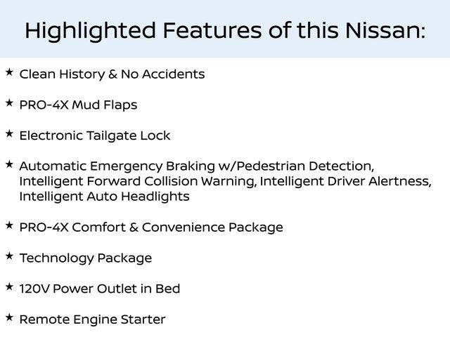 2022 Nissan Frontier PRO-4X