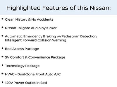 2022 Nissan Frontier SV