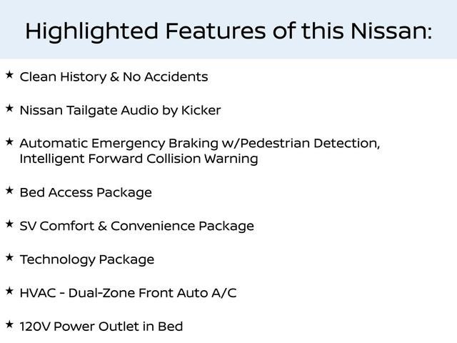 2022 Nissan Frontier SV