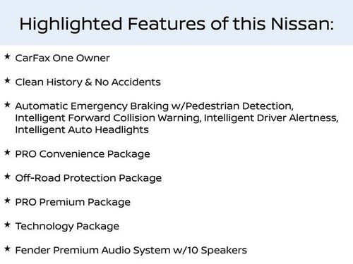 2024 Nissan Frontier PRO-4X