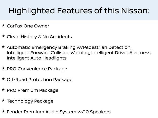 2024 Nissan Frontier PRO-4X