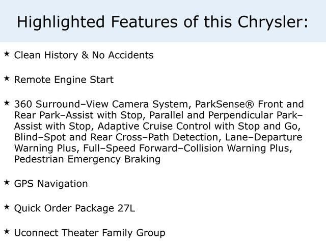 2022 Chrysler Pacifica Touring L