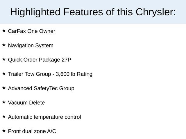 2018 Chrysler Pacifica Limited