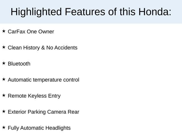 2016 Honda Civic Sedan LX