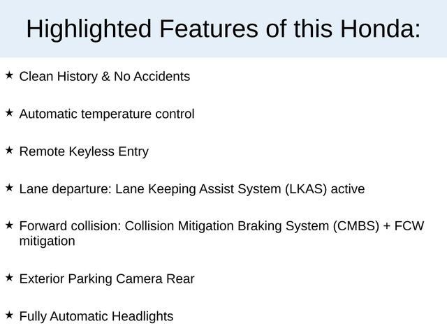 2019 Honda Civic Sedan LX