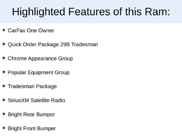 2023 RAM 1500 Classic Tradesman