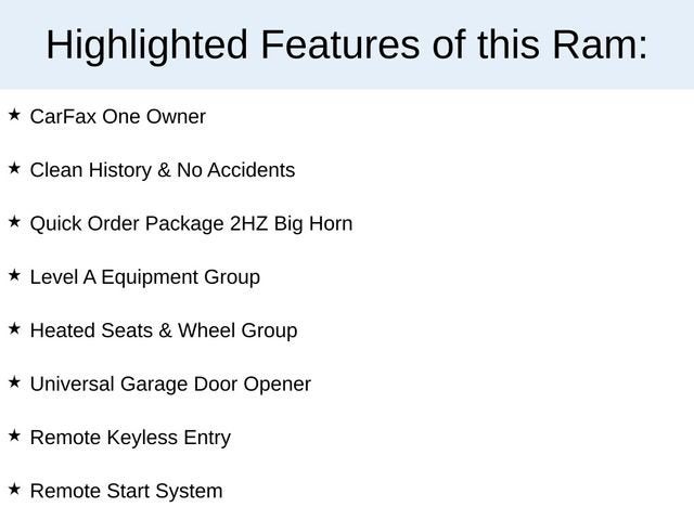 2022 RAM 2500 Big Horn