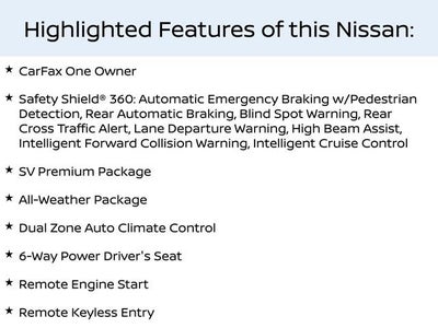 2023 Nissan Sentra SV