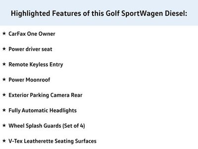2015 Volkswagen Golf SportWagen TDI S
