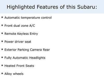 2015 Subaru Legacy 2.5i Premium