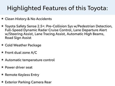 2021 Toyota Camry Hybrid LE