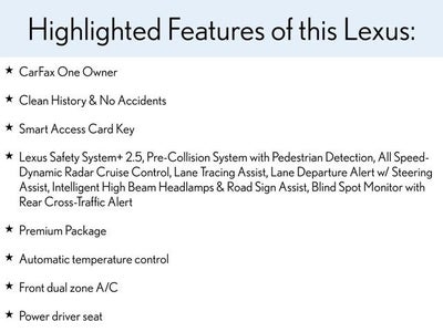 2022 Lexus ES ES 350