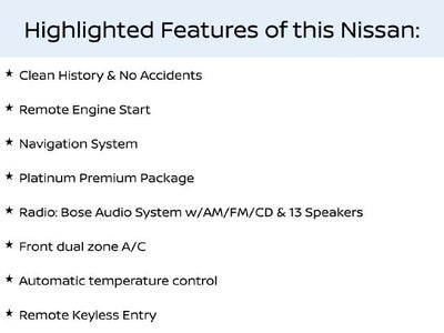 2013 Nissan Pathfinder Platinum