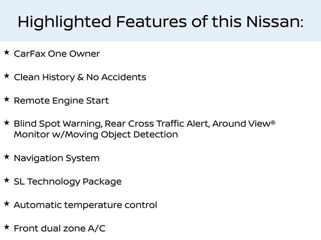 2017 Nissan MURANO SL (2017 Base