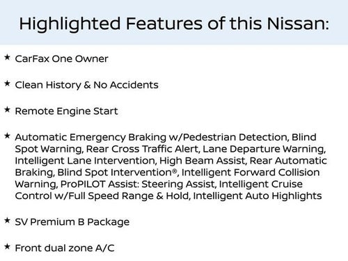 2023 Nissan Rogue SV