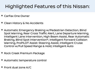 2026 Nissan Rogue Rock Creek