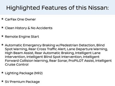2024 Nissan Pathfinder SV