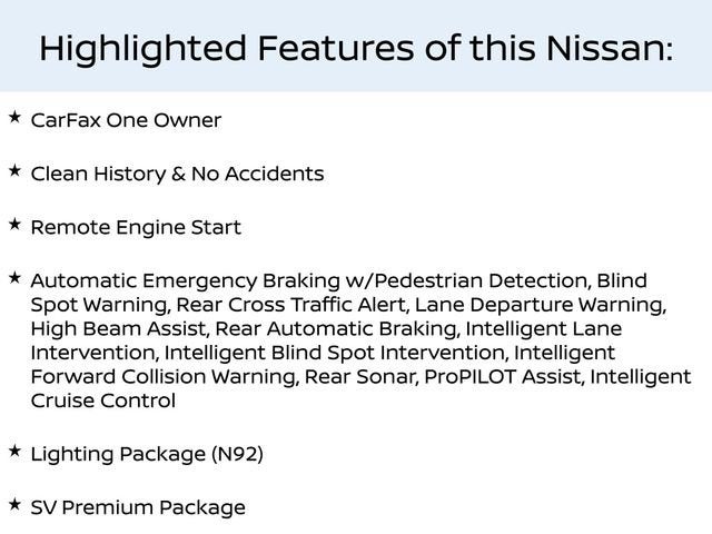 2024 Nissan Pathfinder SV