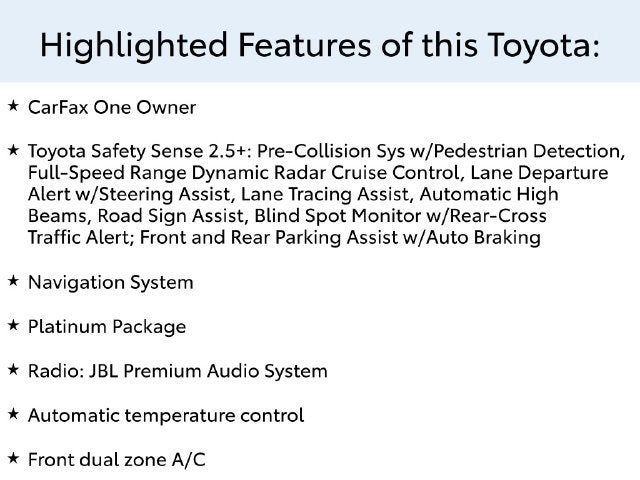 2022 Toyota Highlander Hybrid Platinum