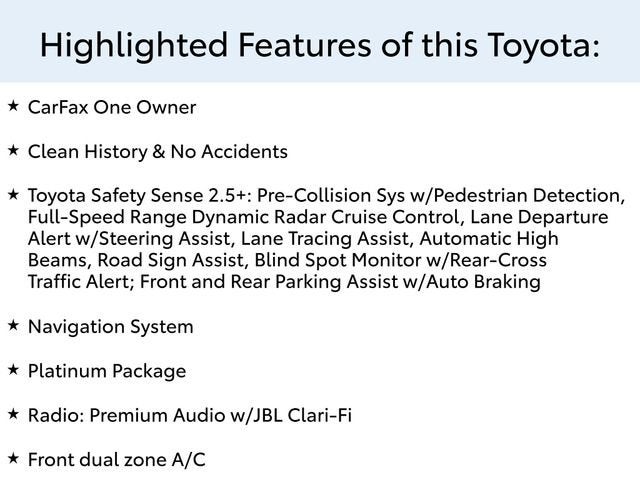 2021 Toyota Highlander Platinum