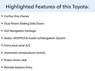 2015 Toyota Sienna XLE