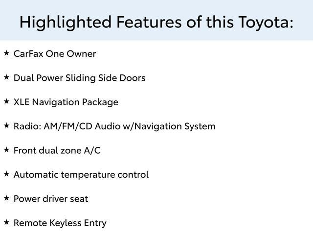 2015 Toyota Sienna XLE