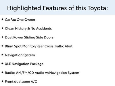 2016 Toyota Sienna XLE