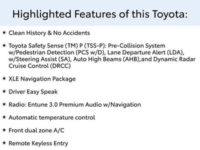 2018 Toyota Sienna XLE Auto Access Seat
