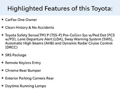 2018 Toyota Tacoma SR
